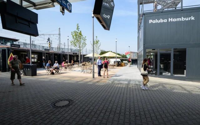 Projekt paluby Hamburk u nádraží vznikl před více než dvěma roky, foto: Magistrát města Plzně