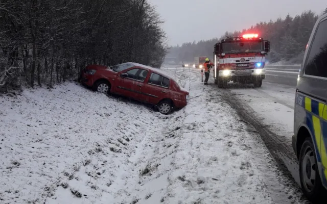 Nehoda na přivaděči u Sulkova