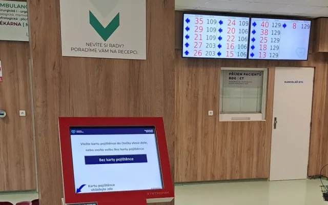 Vyvolávací systém zjednoduší odbavení pacientů, zatím je ve zkušebním režimu