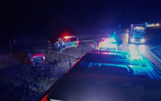 Jedna z mnoha nehod na křižovatce nad Losinou