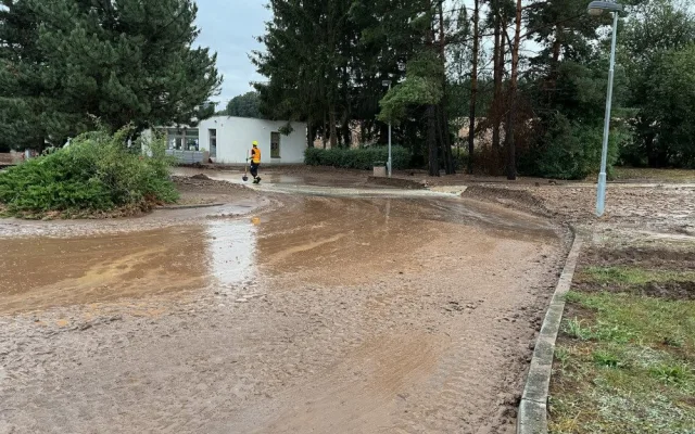 Zbiroh likviduje následky bleskové povodně, napršelo tam přes 110 milimetrů srážek