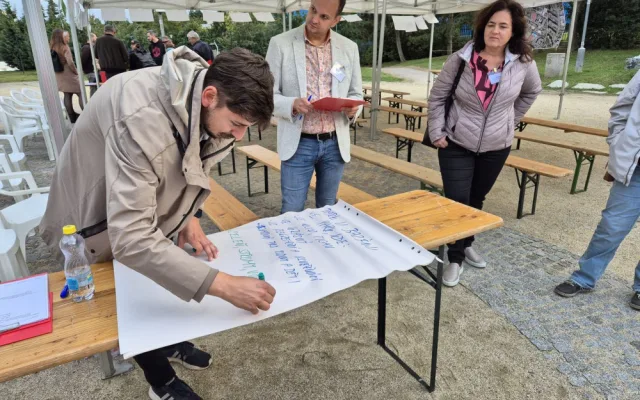 Veřejnost poprvé diskutovala s představiteli obvodu o budoucnosti a nové podobě plzeňského parku U Bazénu