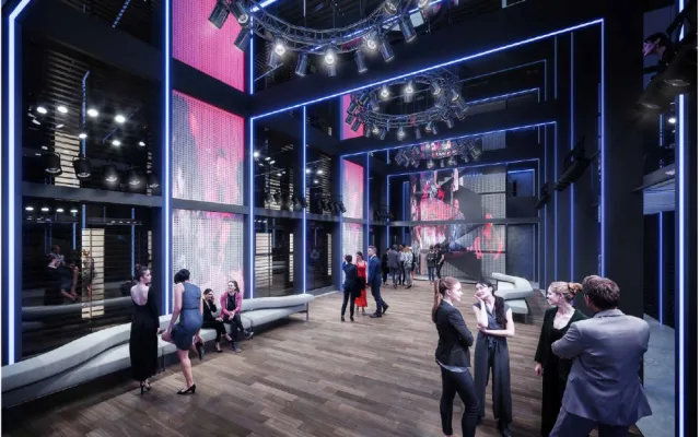 Atrium u Nového divadla dostane novou podobu. Bude prosklené, nabídne multifunkční sál i galerii