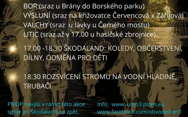 Unikátní plovoucí vánoční stromeček opět rozzáří hladinu Borské přehrady