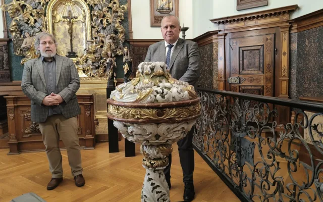 ředitel muzea Jiří Orna, krajský radní Libor Picka (STAN)