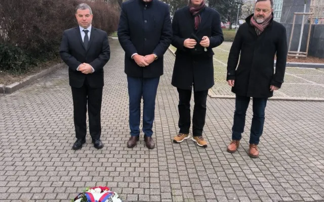 Památku Josefa Hlavatého uctilo vedení centrálního plzeňkého městského obvodu
