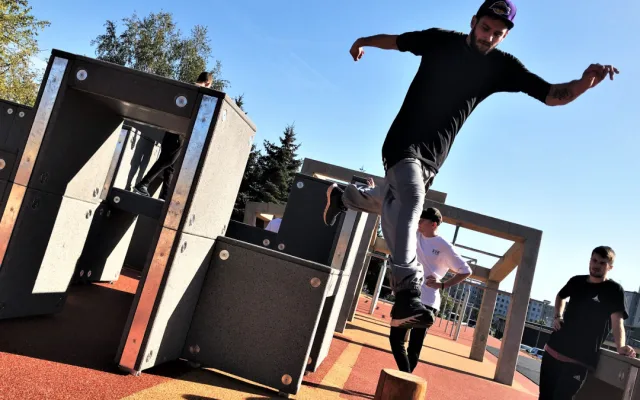 Parkourové hřiště patří mezi nejlepší v ČR