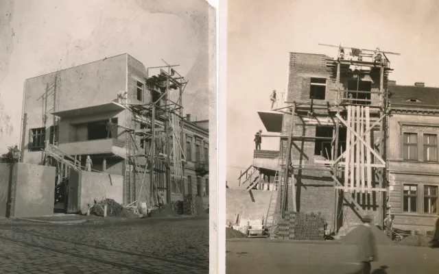 Přestavba domu Brummelových, 1928-29, zdroj: Archiv Michala Brummela, Paměť národa