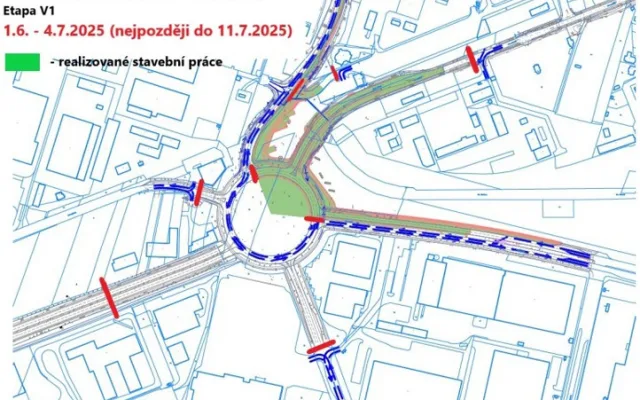 Dopravní situace pro Etapa V1. Zdroj: Plzen.eu