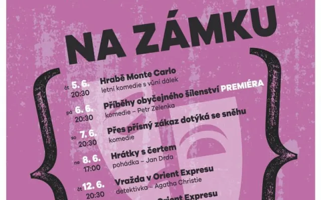 Festival Divadlo na zámku baví diváky už čtvrt století, letos přinese sedm představení