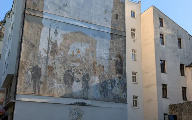 Tuto malbu na domu na druhé straně Proluky naopak Plzeňané milují