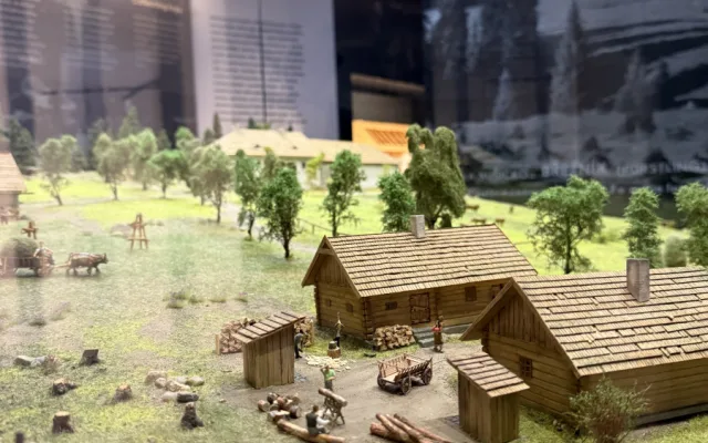 Expozice výstavy na Březníku