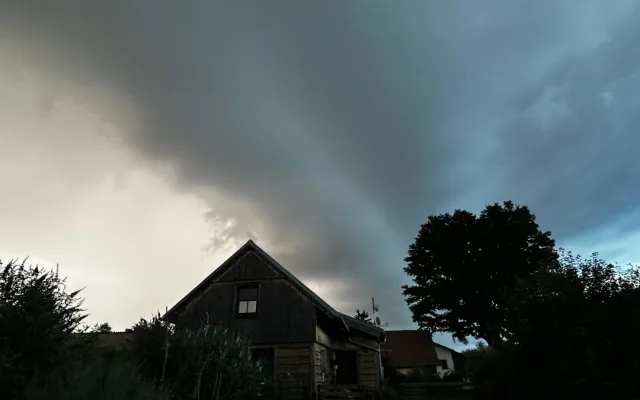 Bouřka na jižním Plzeňsku