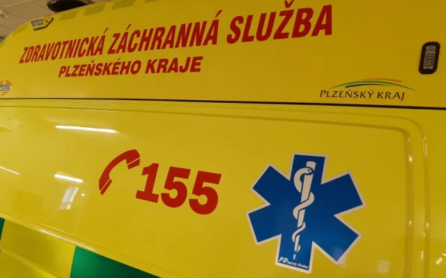 Auto vyletělo ze silnice a narazilo do stromu. Vážné zranění hlavy utrpěl jeden pasažér
