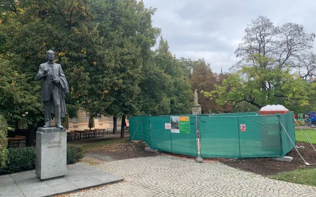 Fontána Corso se po šestimilionové opravě znovu rozezní hudbou Bedřicha Smetany