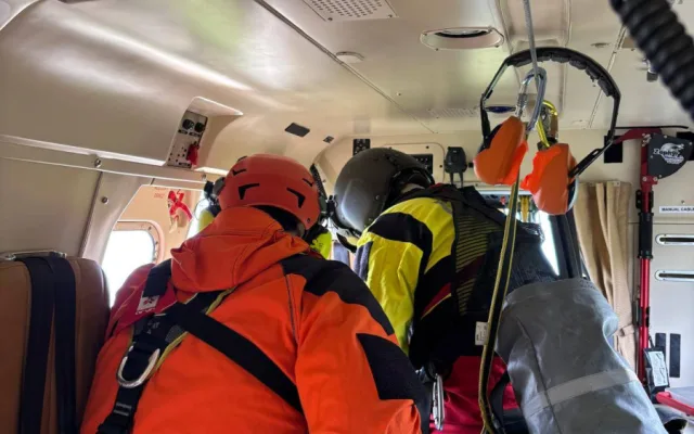 Záchrana paraglidisty v srpnu letošního roku, foto: LZS AČR