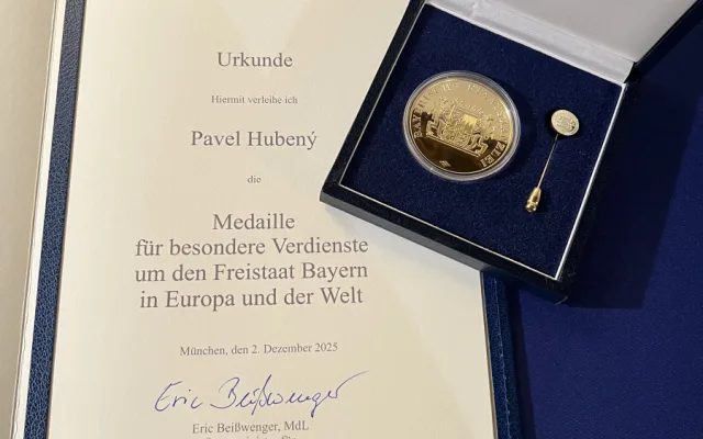 Ocenění pro Pavla Hubeného. Foto Annette Nigl