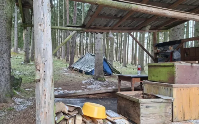 Stovky lidí se složily na pomoc seniorovi, který málem umrzl v lese pod stanem