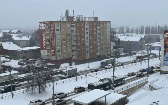 Ani v Plzni není doprava nejplynulejší, foto: čtenářka Drbny