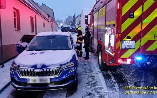 Nehoda v Plzni Božkově