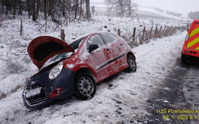 Nehoda u Třebnice
