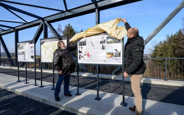 Slavnostní zahájení provozu na nové lávce