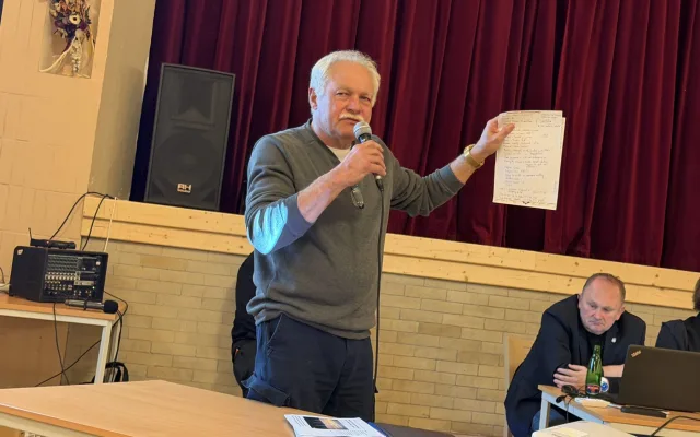 Vystoupil také zakladatel Atom muzea Václav Vítovec