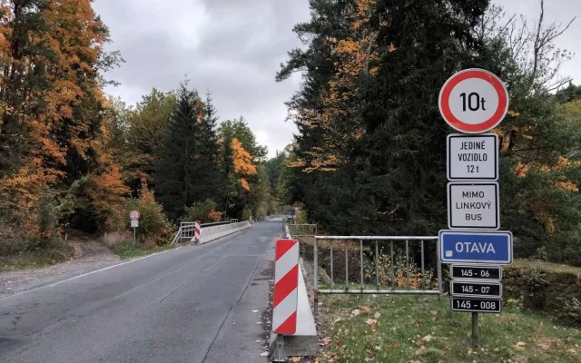 Startuje stavba nového mostu přes šumavskou Otavu. Nahradí tři staré, které dosluhují