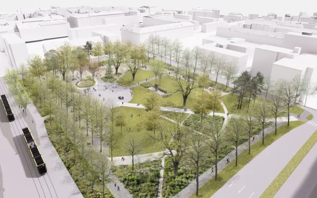 Nová podoba náměstí Míru vzešla z dvanácti návrhů v architektonické soutěži