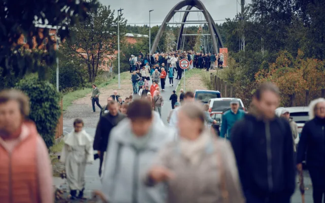 Slavnostní otevření Svatojakubské lávky, foto: obec Chotíkov