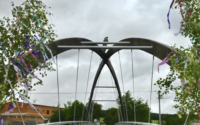 Socha s přezdívkou Skokan na lávce zůstat nemůže, rozhodl stát