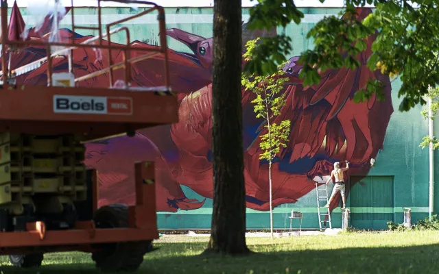 Festival WALLZ rozzářil ulice města, malby ozdobily budovy i vozovku