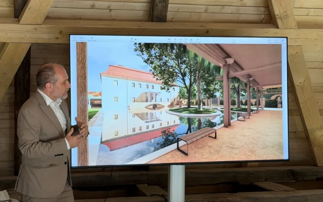 Architekt Přemysl Kokeš představuje vizualizace zámku a zahrady