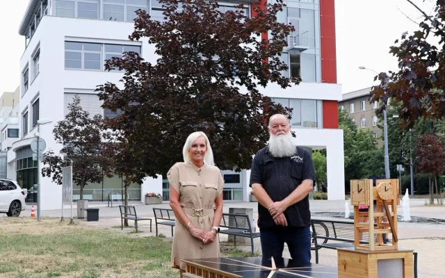 Místostarostka Eva Trůková a starosta Lumír Aschenbrenner