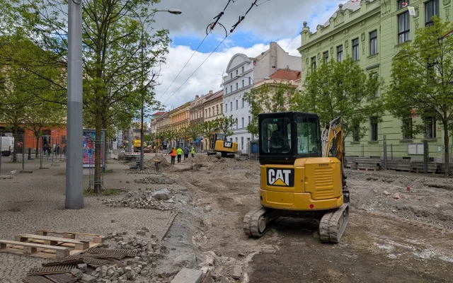 Na Americké třídě se pracovalo od poloviny května