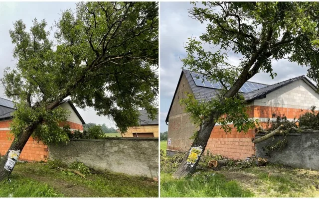 FOTOGALERIE: Následky bouře