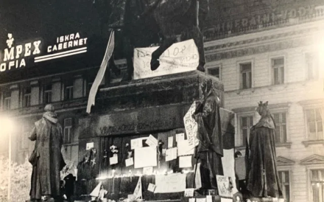 FOTOGALERIE: Sametová revoluce objektivem Richarda Beneše