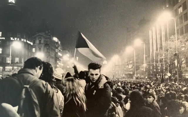 FOTOGALERIE: Sametová revoluce objektivem Richarda Beneše