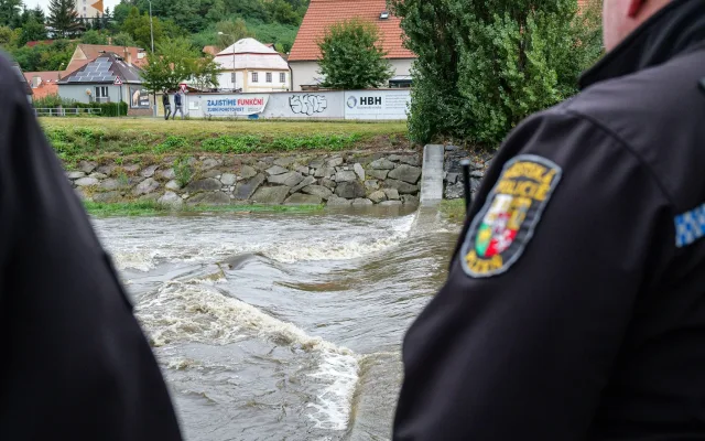 Situaci v Plzni monitorují také strážníci, foto: MP Plzeň