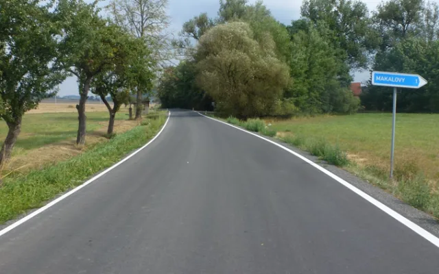 Točník opravená silnice