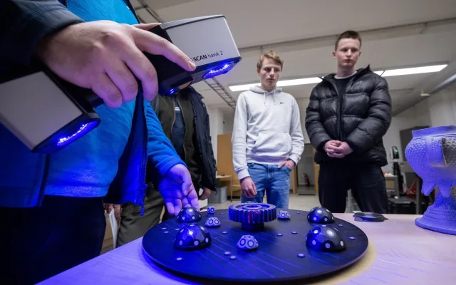 Skenování ve výzkumném centru RTI