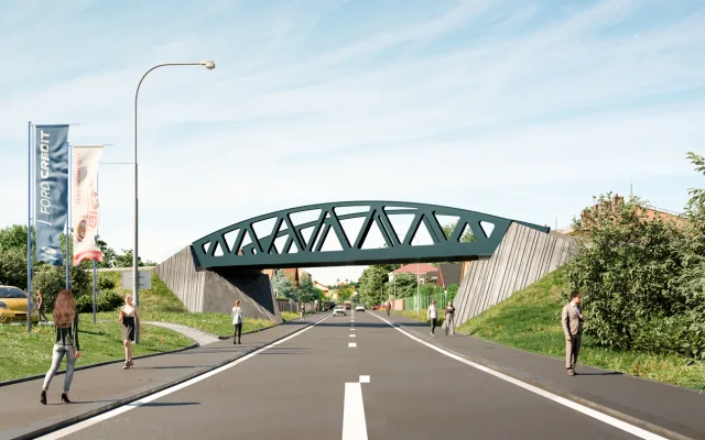 Vizualizace nového mostu: Zdroj Město Klatovy