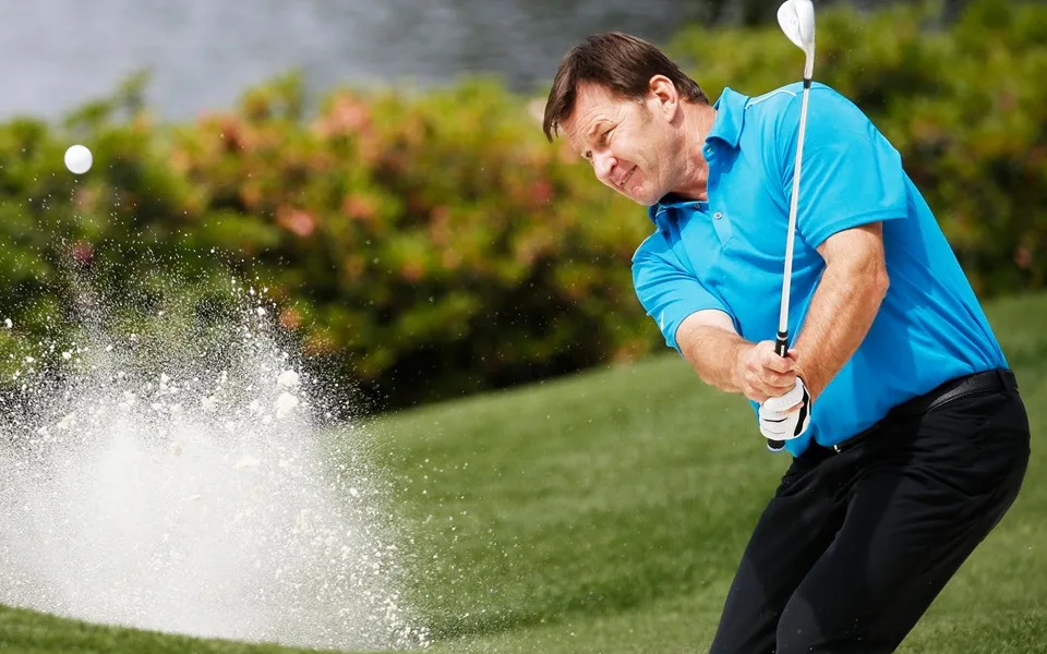Legendární Faldo si zahrál v Dýšině golf s domácími talenty