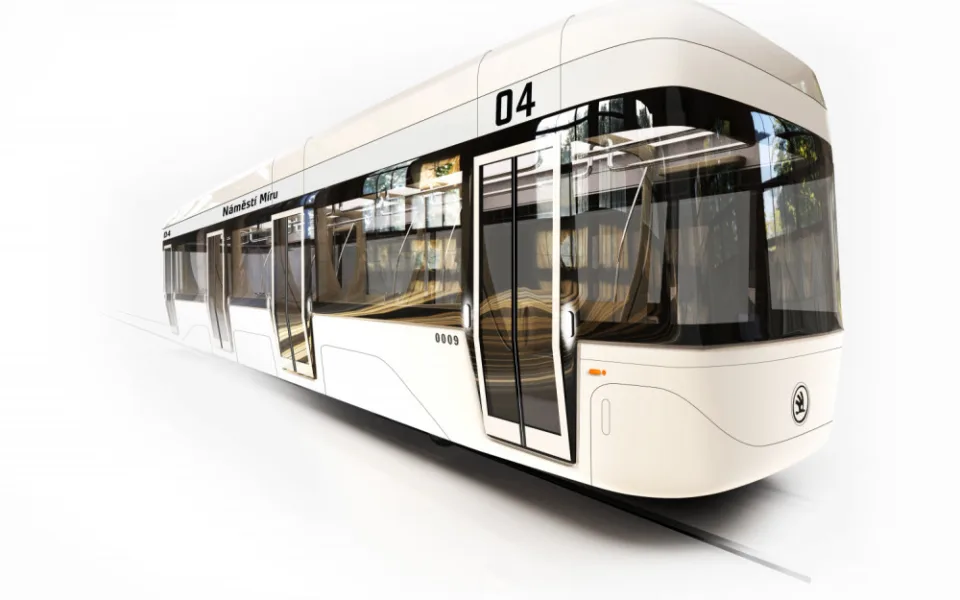 Plzeňští studenti jako vizi dopravy ukázali tramvaje bez řidiče.