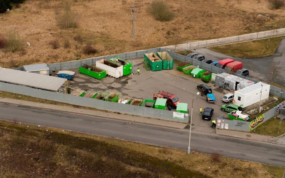 Sběrný dvůr v Úněšovské ulici