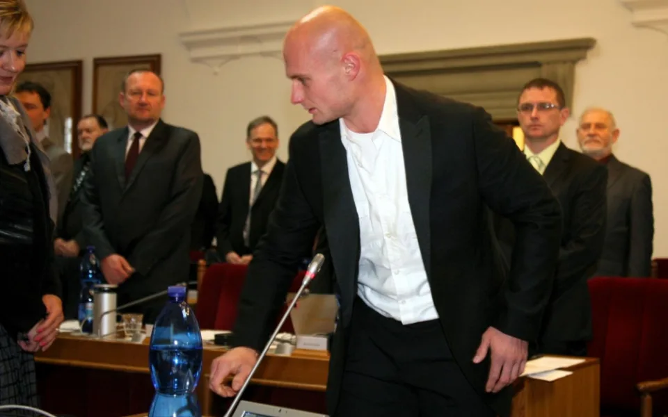 Michal Dvořák v době, kdy byl radním města Plzně pro sport a podnikání
