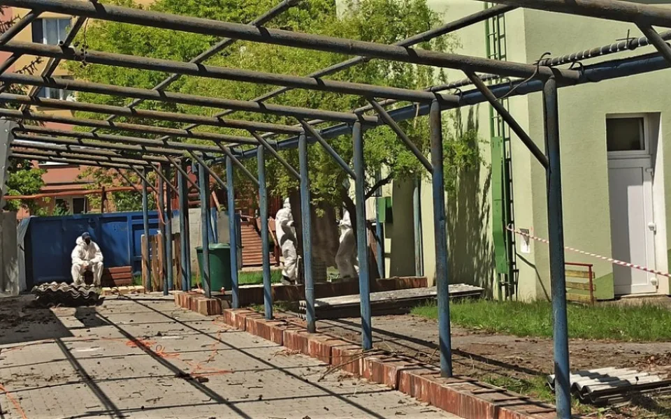 V těchto prostorách vzniká nová přístavba