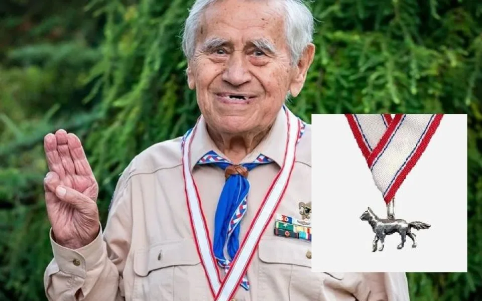 Nejvyšší skautské vyznamenání obdržel v 96 letech plzeňský rodák Jiří Světlík