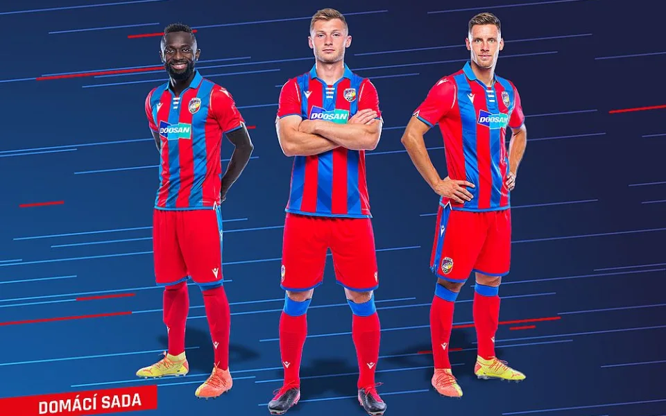 Nová sada dresů FC Viktoria Plzeň pro domácí zápasy
