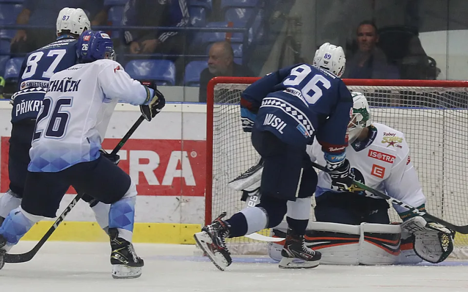 Indiáni porazili kladenské Rytíře 5:2, premiérově skóroval i nováček Pavel Musil